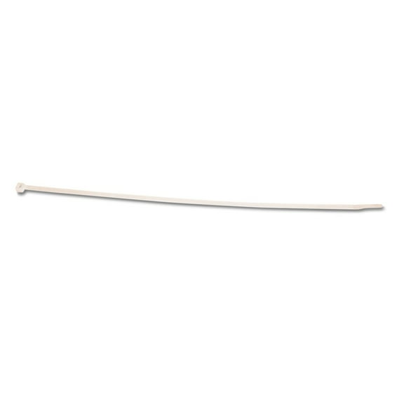 Tatco 22200 8 in. x 0.19 50 lbs. Nylon Cable Ties - Natural (1000/Pack)
