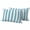 Aqua, variant on 2 Pack Outdoor Waterproof Throw Pillow Covers,Modern Minimalist Stripe Art Decorative Square Patio Pillowcases for Chair Couch Sofa 16x16in