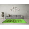 thumbnail image 3 of Ahgly Company Indoor Rectangle Oriental Green Industrial Area Rugs, 6' x 9', 3 of 4