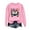 FY1-Pink, variant on Meichang Sweatshirt for Women Halloween Pumpkin Ghostface Graphic Sweatshirts Oversized Long Sleeve Crew Neck Pullover Vintage Halloween Sweatshirt
