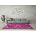 thumbnail image 3 of Ahgly Company Indoor Square Persian Pink Traditional Area Rugs, 3' Square, 3 of 4