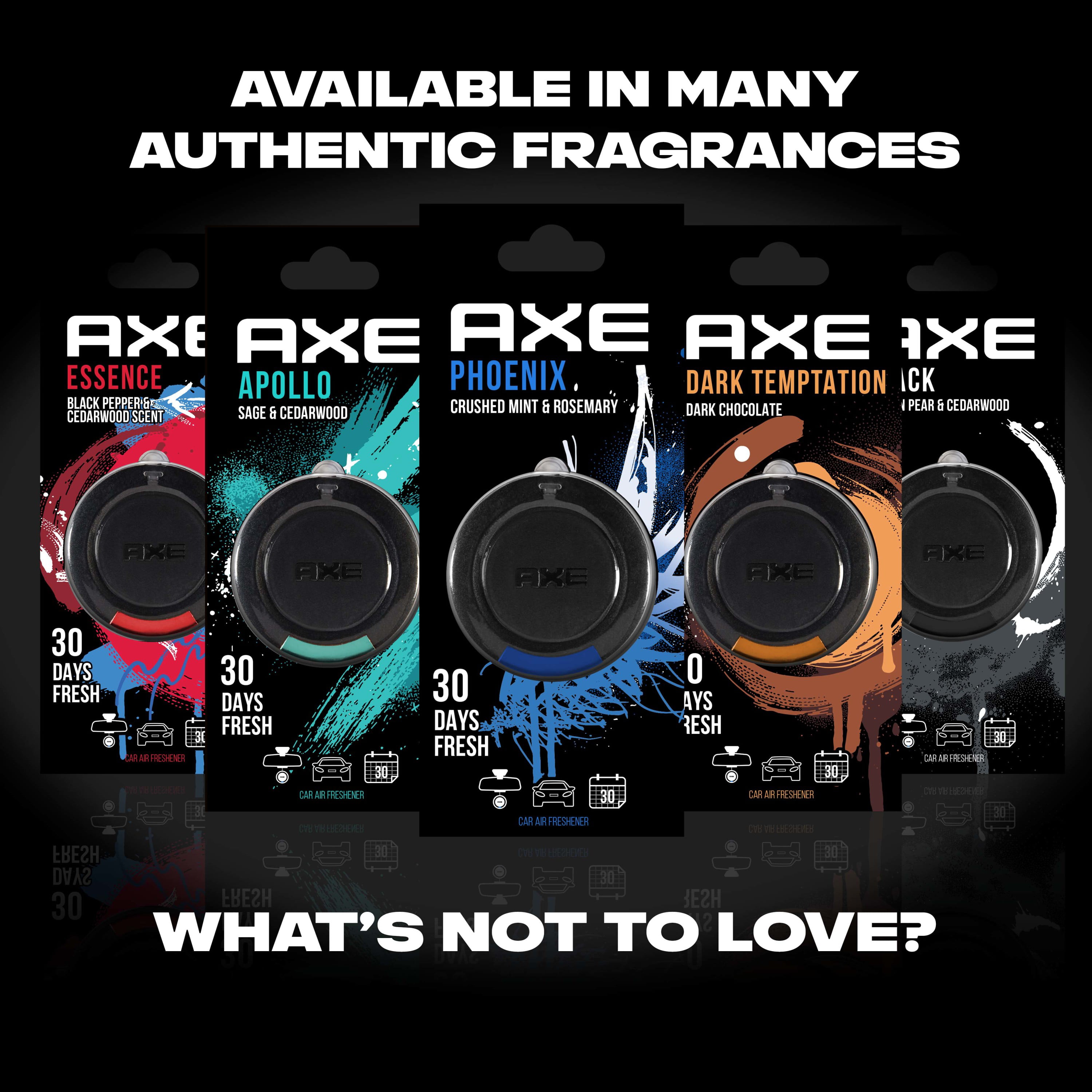 AXE Essence Car Air Freshener Gel Can - Odor Eliminator for Strong Odor -  Long Lasting Fragrance & Effective Car Air Fresheners - Automotive  Essential, 4.4 oz, 2 Packs by GOSO Direct