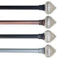 thumbnail image 2 of lavish home victorian heirloom curtain rod, 2 of 6