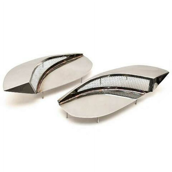 Cobalt Boat Accent Vent Panels | R-Series Stainless Steel (Set of 2)