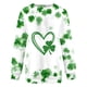 thumbnail image 2 of Gibobby Sudadera sin capucha y ocio Sudadera con capucha de moda para mujer, camisa deportiva, informal de manga larga, camisa deportiva holgada de otoño (Transparente, 35), 2 of 4