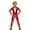 Red, variant on HNMKIU Glossy Leather Unisex Jumpsuit Court Style for Carnival Party Performance outfits for women Black,L