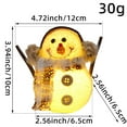 thumbnail image 3 of ToyKingdee Lighted Snowman Christmas Table Decorations, Light Up Snowman Indoor, Lighted Christmas Plush Snowman Figurines, Winter Xmas Decor for Home Holiday Present, 3 of 5