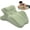 Green, variant on Ergonomic Wedge Pillow with Memory Foam 27° Contoured Support Pillow for Prone Sleeping Reading Neck & Waist Support, Multi-Position Home & Office Cushion