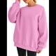 thumbnail image 2 of Sudadera con Capucha de Gran Tamaño para Mujer, Suéteres de Larga con Cuello Redondo de , Conjuntos Cómodos de Moda de Otoño. Rosa L, 2 of 9