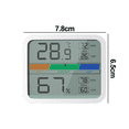 thumbnail image 2 of Termómetro interior, monitor digital de temperatura y humedad con indicador de registros mínimos y máximos, 2 of 5