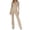 Beige, variant on Casual Sets for Women 2 Piece Cropped Zip up Hoodies with Pockets Flare Leggings Comfy Travel Solid Color Fall Fashion Outfits(Wine,L)