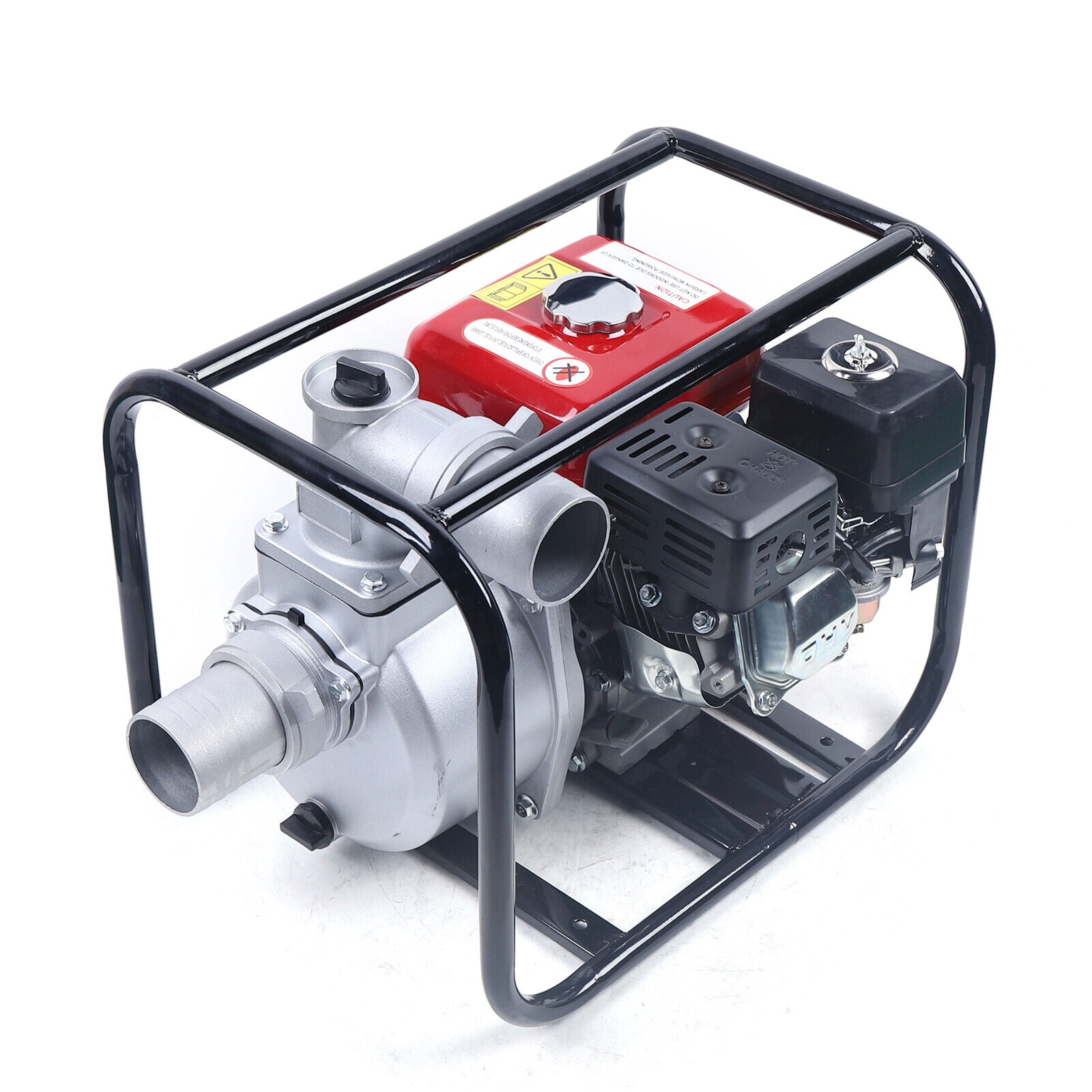 Miumaeov 7.5HP Gas Powered Water Pump 3'' Inlet/Outlet Semi Trash Water Transfer Pump 3000W High Pressure Agricultural Garden Irrigation Pump