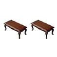 thumbnail image 2 of maskred NEW 1:12 Scale Miniature Living Room Wooden Coffee Tea Table Side Table No.03 2Set, 2 of 6