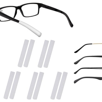 12 Pairs Round Silicone Eyeglasses Temple Grips- Comfort  display picture 1