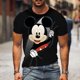 thumbnail image 1 of Mickey Mouse Men's T Shirt Disney Cartoon TShirts Male Summer Short Sleeve Couple T-shirt Cute Funny Tops Tee120 Gao Jinjia LED, 1 of 2