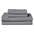 thumbnail image 3 of Modern Threads Soft Microfiber Crochet Lace Sheets - Luxurious Microfiber Bed Sheets - Includes Flat Sheet, Fitted Sheet With Deep Pockets, & Pillowcases Stone King, 3 of 3