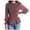 Red, variant on ICHUANYI Womens Elegant Casual Crewneck Sweatshirt Puff Sleeve Floral Shirt Soft Lightweight Top Fall Winter Clothing 2023