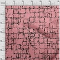 thumbnail image 3 of oneOone Cotton Jersey Medium Pink Fabric Geometric Sewing Craft Projects Fabric Prints By Yard 58 Inch Wide-GC, 3 of 5