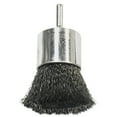 thumbnail image 1 of Crimped Wire Solid End Brush, Steel, 1 In Dia X 0.006 In Wire, 22000 Rpm | Bundle of 2 Each, 1 of 1