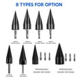 thumbnail image 4 of Wood Splitter Drill Bit Firewood Log Splitter Drill Bit Heavy Duty Drill Screw Cone Driver, 4 of 8