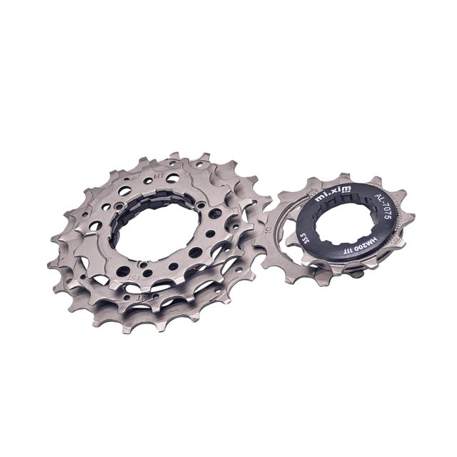 tamizeot Bike 5 Speed Cassette Sturdy Easy Installation Universal Replacement Compact Red Black 8.6x8.6x2.2cm
