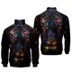 thumbnail image 4 of Chaqueta con cremallera y estampado 3D de tigre novedoso, chaqueta de primavera de manga larga con cuello alto, ropa para hombre, abrigos con patrón informal de talla grande, 4 of 5