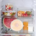 thumbnail image 4 of Tapas elásticas de silicona reutilizables universales para envolver alimentos, funda de silicona para utensilios de cocina, cuencos, sartenes, accesorios de cocina, color blanco, 4 of 6