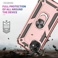 thumbnail image 4 of 3in1 Case Bundle for Apple iPhone 11 Heavy Duty Case with Built-in Kickstand, Dual Layer Protection with 2 Clear Screen Protectors, Sturdy Case for Apple iPhone 11, Pink, 4 of 6