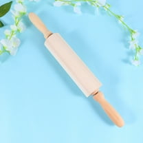 Entireivity Christmas Wooden Rolling Pin Plain Dough Roller Professional Rolling Stick Kitchen Tool for Cookie Pizza