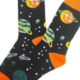 thumbnail image 3 of Ringed Planets in Space Socks from the Sock Panda (Adult Medium), 3 of 4
