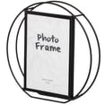 thumbnail image 2 of Modern Circle Shape Black Metal Decor Photo Frame for Tabletop Display, 2 of 6