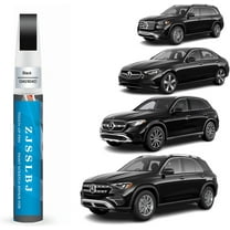 Car Touch Up Paint(Black(040/9040)) for Mercedes-Benz, Car Paint Scratch Repair Kit, Quick & Easy Solution to Repair, 2 in 1 Scratch Remover Pen with Color-Matched