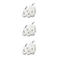 thumbnail image 4 of stanreset 8pcs/set Pumpkin For Decoration Realistic VersatilityFor Thanksgiving And Halloween Themes white 3Set, 4 of 6
