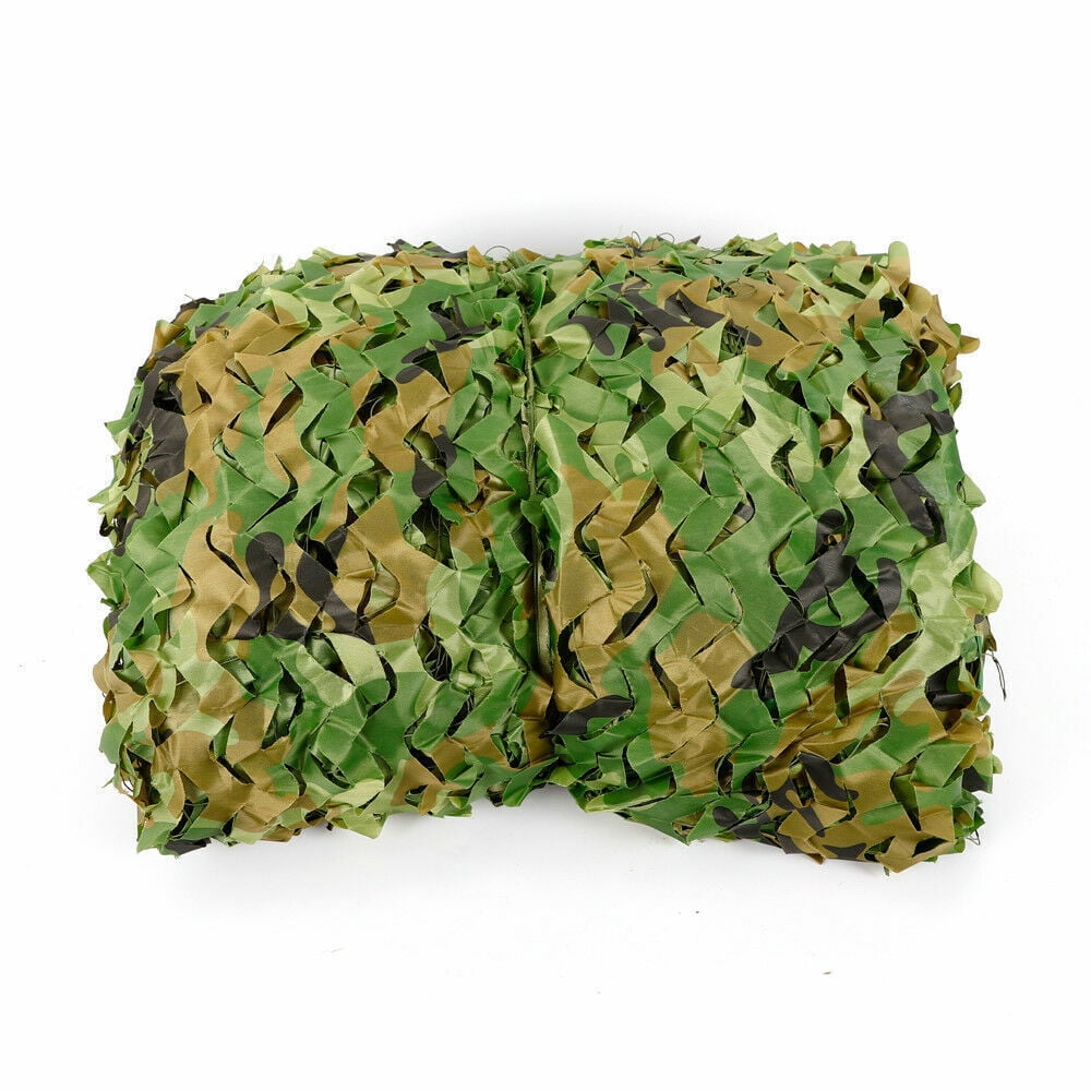 Woodland Camouflage Army Net, Military Camo Camping Hunting Netting Hide Cover Net 26ft x 26ft