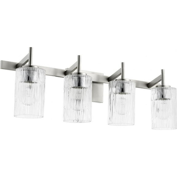 4 - Light Satin Nickel / Silver Contemporary / Transitional Wall Sconce