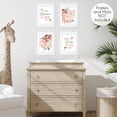 thumbnail image 5 of Sweet Jojo Designs Peony Floral Garden Pink and Ivory Unframed Wall Art Print 4 Piece Set, 5 of 6
