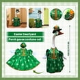thumbnail image 2 of St. Patrick's Porch Goose Outfits for 23" Lawn Goose Statue Clothes Easter 4th of July Hat Tutu Skirt Costume, 2 of 8