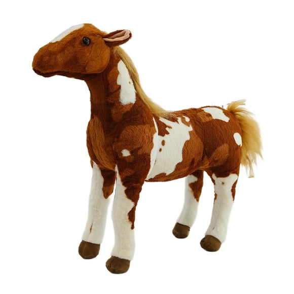 mmirethe Cheval en Peluche Jouet en Peluche Iconique pour la Maison Literie Idée Cadeau Mignon Cheval Jouets