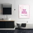 thumbnail image 2 of Pink Text for Toilet Paper Canvas Wall Art, design by Ziwei Li, 2 of 8