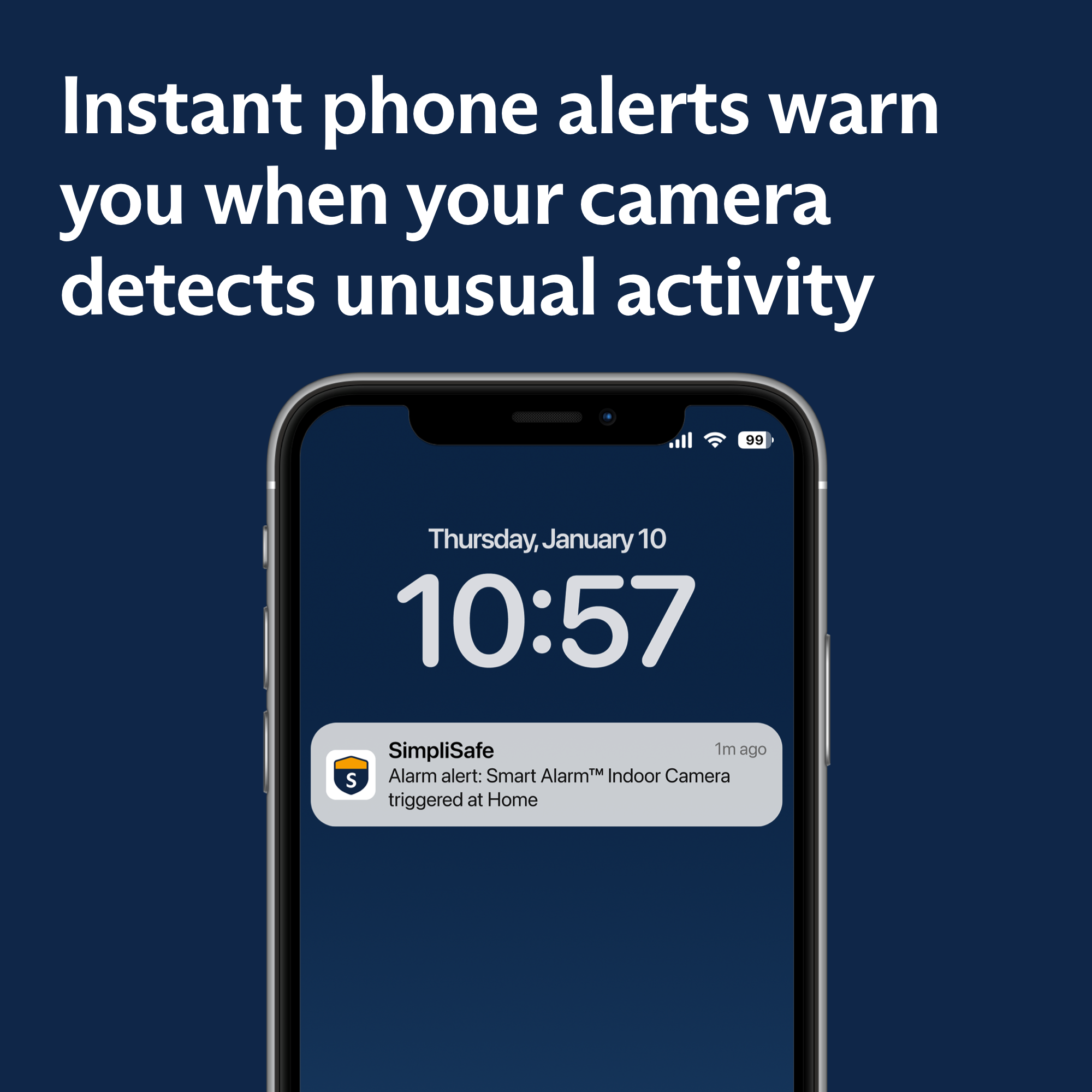 SimpliSafe Smart Alarm Wireless Indoor Security Camera photo 6