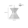 thumbnail image 3 of Millennium Lighting 47001-BN Jaycen 14" Wide Pendant - Nickel, 3 of 7