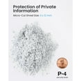 thumbnail image 6 of novodesk 8-Sheet Micro Cut Paper Shredder with 4 Gallons, Shreds Credit Card/Staple P-5 High Security for Home Office Use with Handle, Visual Window Wastebasket, 6 of 6