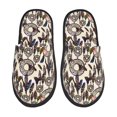 thumbnail image 1 of Fotbe Dreamcatcher Pantuflas Peludas para Mujer con Estampado, Zapatillas de Peluche, Zapatos de Invierno para Casa, Uso Interior y Exterior-Medium, 1 of 8