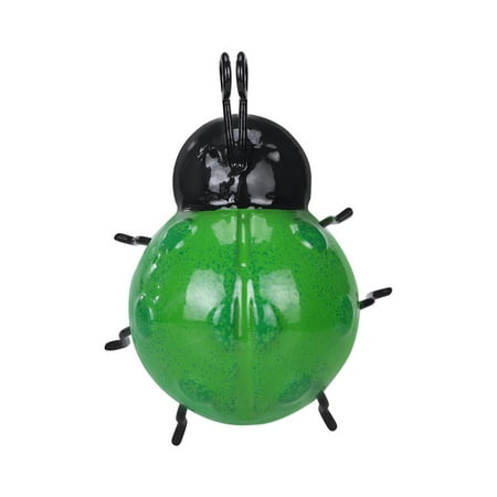 TSApan Clearance Hangs Garden Beetle Art Outdoor Garden Backyard Metal Animal Decoration Gift