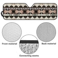 thumbnail image 6 of Yuyamidu Aztec Tribal Windshield Sun Visor Foldable Sunshade Gemoetric Car Sun Shield for 2007-2018 Jeep Wrangler JK JKU & 1997-2006 Jeep Wrangler TJ LJ, 6 of 7