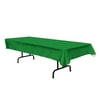 Grass Football Table Party Green Rectangle Plastic Party Tablecover, 54" x 108"