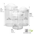 thumbnail image 3 of Reston Lloyd Azure - Acrylic Canister, Set Of 3, 3 of 3