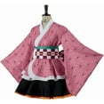 thumbnail image 2 of Kamado Nezuko Kimono Dress Adult Women's Lolita Maid Dress Kimono Dress Suit, 2 of 7