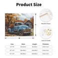 thumbnail image 2 of Lsque Rustic Vintage Truck Autumn Print Wall Art – Decorative Picture for Living Room, Bedroom, and Office (Horizontal), 2 of 6