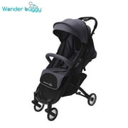 WonderBuggy Baby Stroller Portable One Hand Folding Compact Travel Stroller Grey